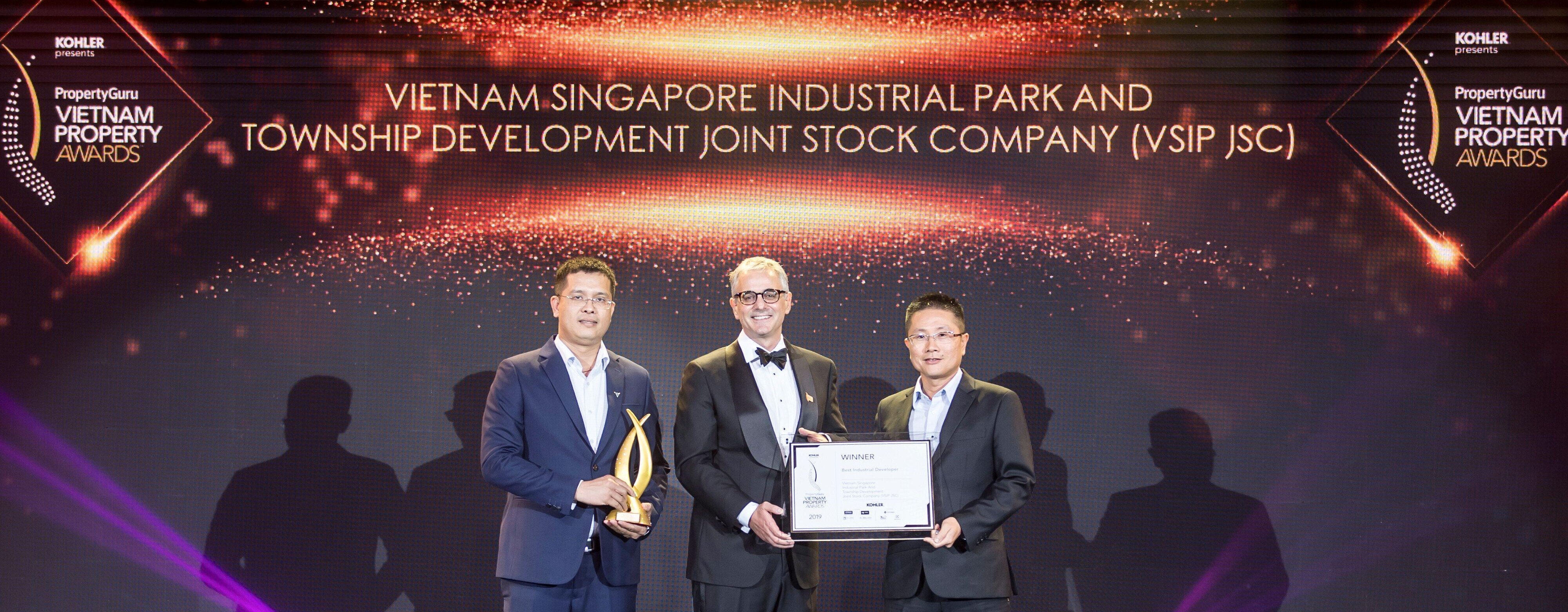 
VSIP在2019年越南房地产大奖中获得多项大奖