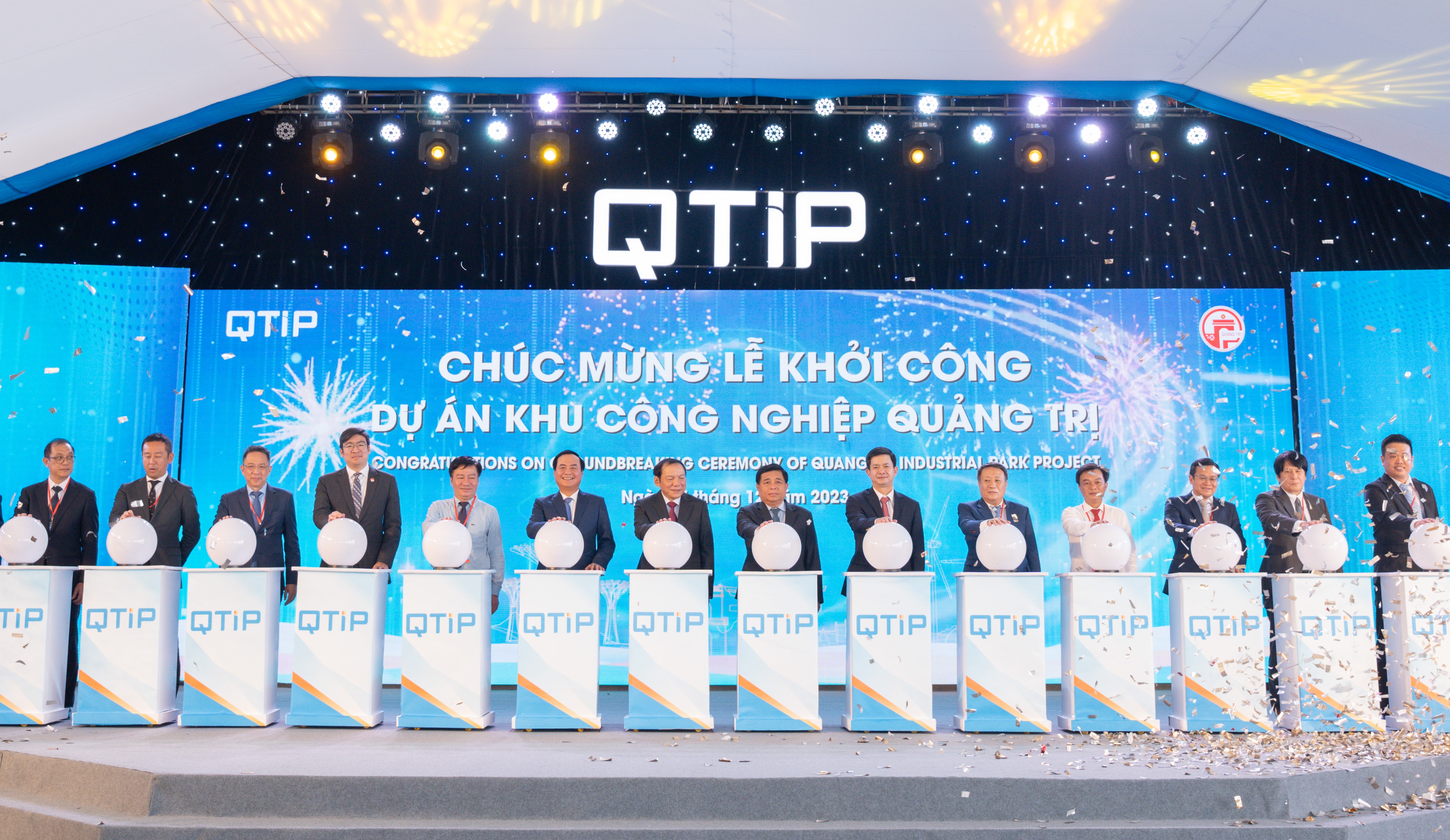 GROUNDBREAKING CEREMONY FOR QUANG TRI INDUSTRIAL PARK IN CENTRAL VIETNAM