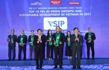 VSIP JSC wins Golden Dragon Award 2022